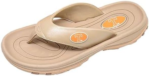ZORIZ Collegiate Series Golf Sandal,Tan, Tennessee,13