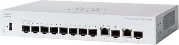 Cisco Business CBS350-8S-E-2G Managed Switch | 8 Port 1G SFP | 2x1G Combo | Limited Lifetime Hardware Warranty (CBS350-8S-E-2G-NA)