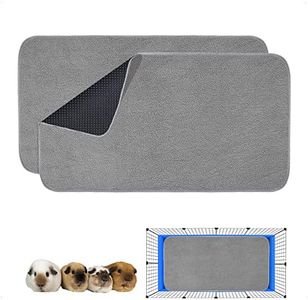 GINIDEAR Guinea Pig Bedding, Cage Liners, Washable, Reusable & Leakproof