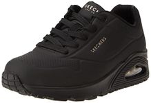 Skechers Women's Uno Stand on Air Sneaker, Black, 5 UK