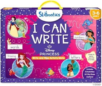 Skillmatics Preschool Learning Activity - I Can Write Disney Princess, Educational Game for Kids, Toddlers, Preschoolers Who Love Toys, Art & Craft Activities, Gifts for Ages 3, 4, 5, 6