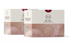 Be Me - 60 Sanitary Pads For Women, Rash Free, Ultra-Thin, Leak Proof, Biodegradable, Certified Napkins, EXTRA LARGE for Heavy Flow (Pack of 60) With White Disposable Pouch