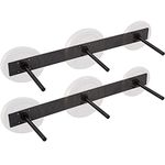 GYM MASTER Standard 1" Weight Plate Wall Mounted Storage Rack - Vertical or Horizontal