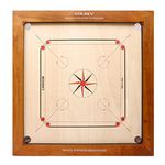 KD Sports Kid, Adult Wmx Golden Carrom Board Antique Indoor Board Game Approved By Carrom Federation Of India & Maharashtra Carrom Association-Champion 20Mm