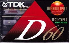 TDK D60 60-Minute Cassettes: 5-Pack