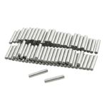 uxcell 100 Pcs Stainless Steel 3mm x 15.8mm Dowel Pins Fasten Elements