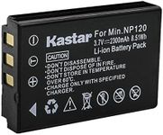 Kastar 1-Pack Rechargeable Battery Replacement for Minolta NP-120 NP120 Battery, Minolta MN35Z 20MP 35X Bridge Digital Camera