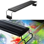 VAYINATO® (LY-30S | Fit for 30-40Cm Tank) Aquarium LED Light (Blue+White), Single Color Mode LED Light Ultra Slim Black Light for Fresh & Salt Water Tank | Water Proof with Extendable Bracket