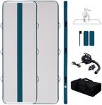 Tuxedo Sailor Inflatable Gymnastics Tumbling Mat Tumble Track Thickness Floor Mat With Electric Air Pump for Gymnastics/Training/Home/Cheerleading/Water/Gym/Yoga