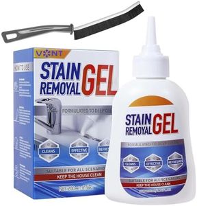 VONT 200 ml Mold Stain Remover Gel Use on Washing Machine Gasket,Sink,Shower and Bathroom Grout - Front Load Washer Cleaning Solution,Heavy Duty Stain
