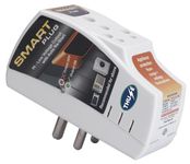 Smart Plug High Low Voltage Cutout/Protector Rated @ 16Amp with Surge Protection Upto 4000 Volts.