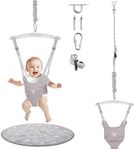 G TALECO GEAR Baby Jumper with a Ceiling Hook for Infant & Toddlers with Adjustable Chain, Bouncers for Indoor/Outdoor, Baby Doorway Jumpers with Soft Rug