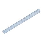 Hainenko Plastic Shatter Resistant Ruler 50 cm Clear