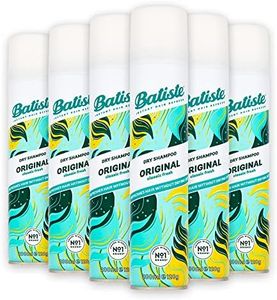 Batiste Shampooing sec Dry Clean & Classic Original, pour cheveux frais pour tous les types de cheveux (6 x 200 ml)