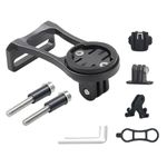 OPMUYER Out Front Combo Extended Mount for Bike Computer, Bicycle Mount for Wahoo Elemnt Bolt,Elemnt Mini, Gopro Interface Sports Action Camera and Bike Lights (Black)