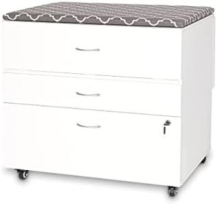 Arrow Sewing - Kangaroo Sewing Furniture, MOD Embroidery Storage Cabinet, Model 2081 White