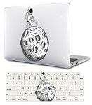 Compatible with MacBook Pro 13 inch Case 2012 2011 2010 2009 2008 Release A1278, Hard Plastic Pattern Protective Shell Case and Keyboard Cover Skin for 13" Mac Pro with CD-ROM, Astronaut