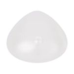 ELMIKA Silicone Breast Form Triangle Mastectomy Prosthesis Concave Bra Pad Enhancer Insert for Swimming Hot Spring,Transparent M,165g/piece