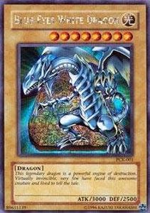 Yu-Gi-Oh! - Blue-Eyes White Dragon (PCK-001) - Power of Chaos Kaiba The Revenge PC Promo - Promo Edition - Secret Rare