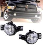 V Spec 1 pair Fog Lights Lamps Driver and Passenger Replacement for Ram Durango Pickup Truck 55077475AE 55077474AE