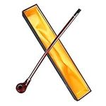 Hysagtek Long Churchwarden Tobacco Pipe Wooden Long Stem Smoking Pipe with Gift Box, Pattern Random