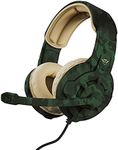 Trust Gaming GXT 411C Radius Multiplatform Gaming Headset for PC, PS5, PS4, Xbox, Nintendo Switch, Mobile, Over Ear, 3.5 mm Audio Jack, Volume Control, Adjustable Microphone - Jungle Camo