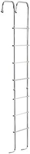 OUTPRIZE Universal Exterior RV Ladder, 7.6FT-8.4FT Aluminum Travel Trailer Ladder, 250lbs Capacity