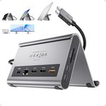 USB C Docking Station Dual for MacBook Pro/Air M3/M4, PULWTOP MacBook Pro Dock Laptop Docking Station with 2 HDMI,