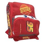 Disney Pixar Cars 14” Lightning McQueen Shaped Backpack for Boys & Girls, Kids School Bag, Red, Red, Medium, 14" Backpack