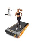 Walking Pad Treadmill, BestGod Incline Under Desk Treadmill 330lbs Capacity, 2.5HP Portable Treadmills for Home, Compact Treadmills Mini Walking Pad, Running Machine with Remote Control