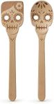 DEAD SET, Day of the Dead Wooden Spoons, Set of 2