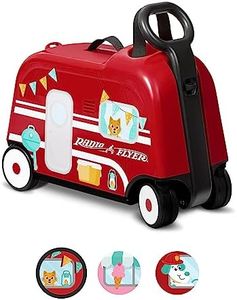 Radio Flyer 3-in-1 Happy Trav'ler Camper, Ride on Toy, Toddler Carry-On Storage, Ages 2-5