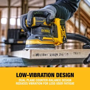 DEWALT 18V XR Cordless Sander 125mm – Compact Power Tool