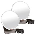 Diono Two2Go Easy View, Back Seat Baby Mirror (2-Pack)