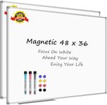 Lockways 48 x 36 Inch White Board 2