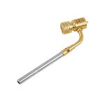 Ximter Propane MAPP Torch Head - 360 Degree Rotation Torch Tip & Adjustable Swirl Flame & Brass CGA600 Thread, Portable Torch for Welding Brazing Lighting Melting HAVC DIYer