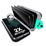 ESR 3 Pack for iPhone 16 Pro Max Privacy Tempered Glass, Military Grade Shatterproof, 9H Hardness Screen Guard, Full Coverage Full Screen Protector With Ultrafit Tray