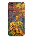 Yunic Polycarbonate Printed Colorful Lord Buddha Painting Art Designer Hard Back Case Cover for Apple iPhone 5 / iPhone 5S / iPhone SE (Multicolor)