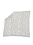 Barefoot Dreams Cozychic Barefoot in the Wild Baby Blanket - Ocean/Cream Ocean