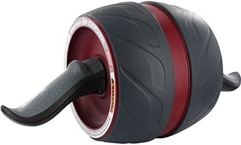 Perfect Fitness Ab Carver Pro Roller Wheel With Built In Spring Resistance, At Home Core Workout Equipment, Red