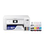 Epson Ecotank Et-2850 Wireless Color All-in-one Cartridge-free Supertank Printer with Scan, Copy and Auto 2-sided Printing – the Perfect Family Printer - White