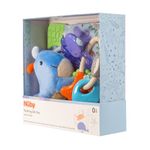 Nuby Ocean Friends Teething Gift Set – 3-Piece Keepsake Set | Comforter, IcyBite Teether & Rattle Teether | Gift Box Included | Suitable from Birth