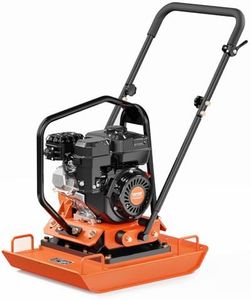 VEVOR Plate Compactor, 7.0 HP Gas Engine, 4451.22 lbf Vibration Compaction Force, 432 sq. in Plate, 5400 RPM Power Tamper, Ground Compactor Rammer for Dirt, Gravel, Asphalt, Foundation, EPA Compliant