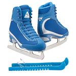 Jackson Ultima Softec Vista ST3200 Figure Ice Skates for Women/Color: Navy, Size: Adult 4