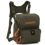 Tuxapo Binocular Harness Chest Pack Hunting Hiking Shooting Bino Straps Secure Binoculars