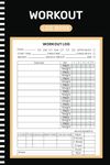 Workout Log Book: Weight Lifting and Fitness Record Tracker for Men and Women ( 105 Pages 6x9 Inches )