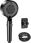 EIIEHX Shower Head, Booster Shower Head, Handheld High Pressure RV Water Saving Switch, Removable Handheld Shower Set with Stand