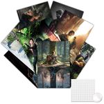 GTOTd The Last of Us Wall Poster 8-Pack 11.5" x 16.5",TLOU Video Game Merch Party Unframed Version HD Printing Poster for Living Room Bedroom Club Wall Art Decor