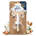 Glade Plug in Air Freshener Refill, Electric Scented Oil Room Air Freshener, Sandalwood & Jasmine, 6 Refills (6 x 20ml)