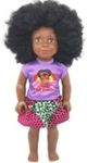 M'simbi Limpo Doll: Black African fro Hair Doll